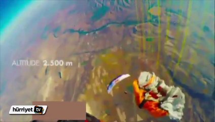 Kapadokya'da nefes kesen rekor denemesi