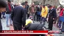 İSTANBUL'DA ŞOKE EDEN OLAY..!! GALATA KULESİ'NDEN ATLADI