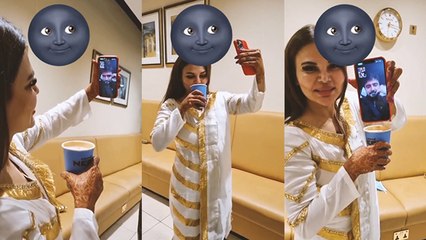 Rakhi Sawant Karwa Chauth पर Video Call पर Adil  को देखकर तोड़ा व्रत । Watch Video । *Entertainment