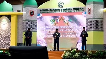 Si Kembar Rahman Rohim dari Kalbar Tampil di Cabang Lomba Syarhil Qur'an MTQ Nasional XXIX Kalsel
