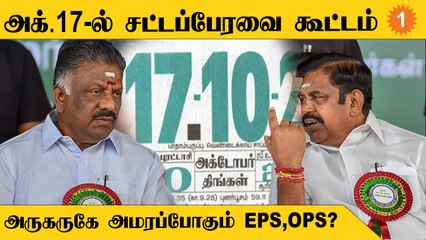 Tamilnadu Assembly | ADMK விவகாரத்தில் என்ன முடிவெடுக்கப்போகிறார் Appavu?