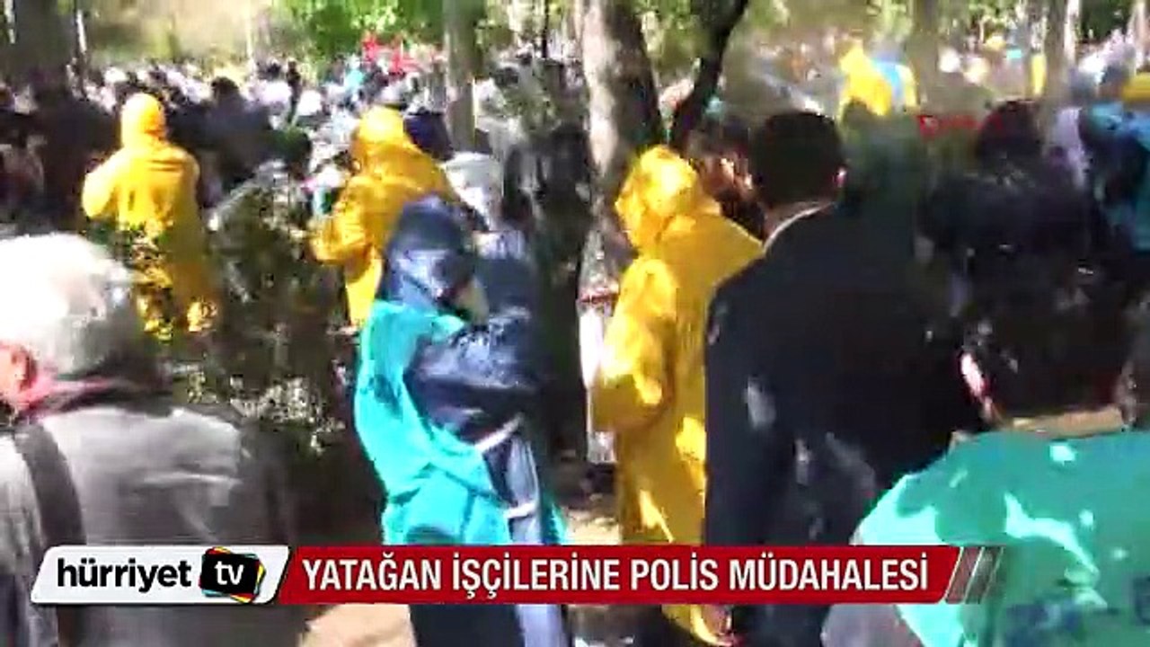 İşçilere polis müdahalesi