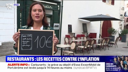 Restaurants: les recettes contre l'inflation