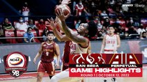 NCAA Season 98 | Game Highlights: San Beda vs Perpetual | Men's Basketball Tournament Round 1
