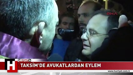 AVUKATLARDAN MESLEKTAŞLARINA DESTEK EYLEMİ