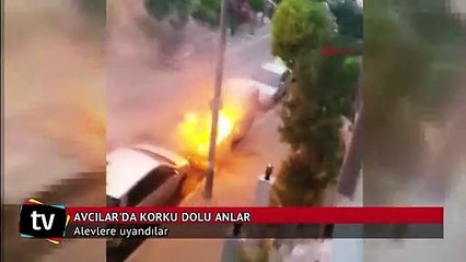 Avcılar'da dehşet anları