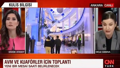 Dicle Canova duyurdu... Normalleşmenin ilk adımları böyle atılacak AVM ve kuaförler için yeni mesai saatleri