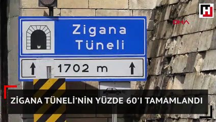 Zigana Tüneli’nin yüzde 60'ı tamamlandı