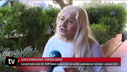 Lüks mağazada yarasa şoku