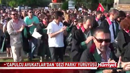 AVUKATLARDAN TAKSİM GEZİ PARKI YÜRÜYÜŞÜ