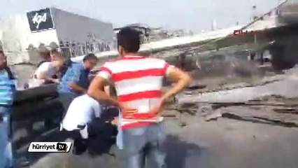 Avcılar'daki olay yerinden görüntüler