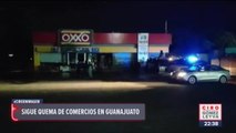 Grupos criminales queman Oxxo en Apaseo el Grande, Guanajuato