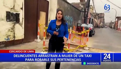 Cercado de Lima: roba a pasajera, intenta escapar por los techos de viviendas pero es capturado
