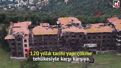 Eski Rum yetimhanesi havadan böyle görüntülendi