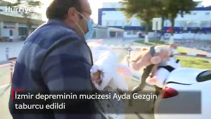 İzmir depreminin mucizesi Ayda Gezgin taburcu edildi