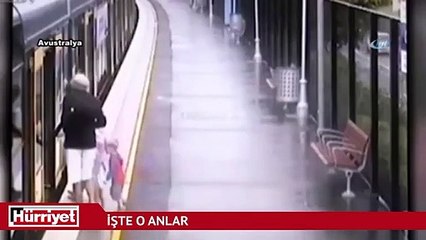 Çocuk trenle istasyon arasındaki boşluğa düştü