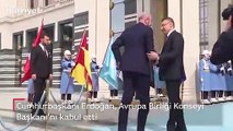 Son dakika: Cumhurbaşkanı Erdoğan, Avrupa Birliği Konseyi Başkanı'nı kabul etti