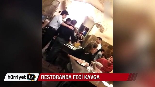 Restoranda feci kavga! Çalışanlarla, müşteriler birbirlerine girdi