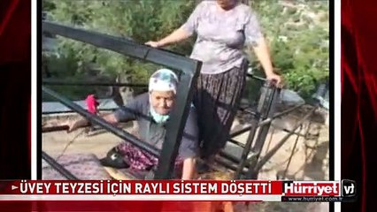 TEYZESİ İÇİN RAYLI SİSTEM DÖŞETTİ