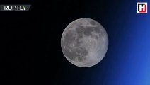 Rus kozmonot uzaydan ayın batışını böyle görüntüledi
