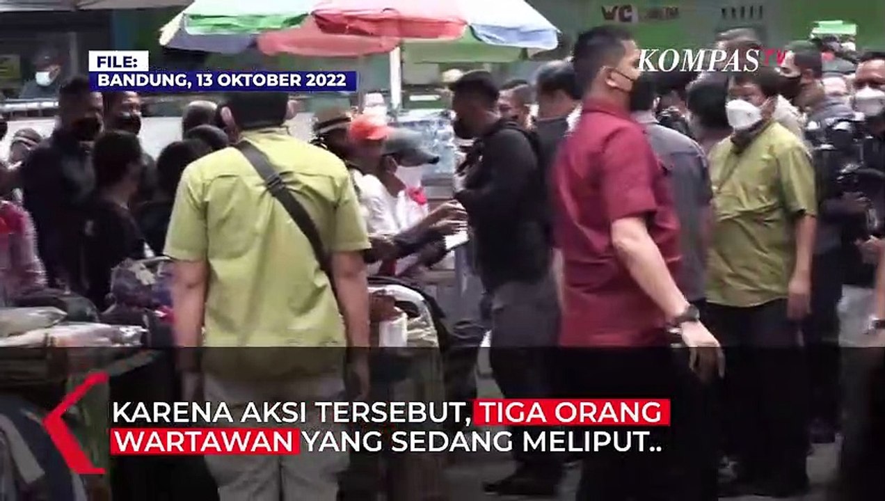 Aksi Copet di Tengah Kunjungan Jokowi ke Pasar Kosambi, Tiga Wartawan Jadi Korban