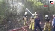 İstanbul'da Aydos Ormanı'nda yangını!
