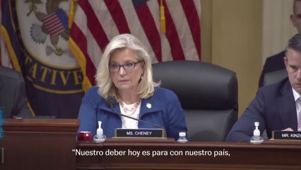 Liz Cheney: "Estamos obligados a buscar respuesta del hombre que puso esto en marcha"