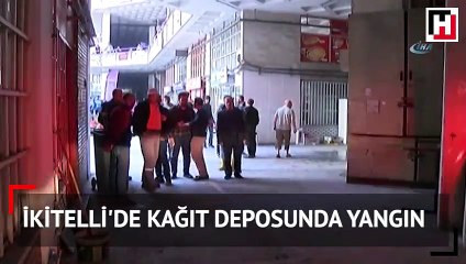 İkitelli'deki Aykosan Sanayi Sitesi'nde yangın