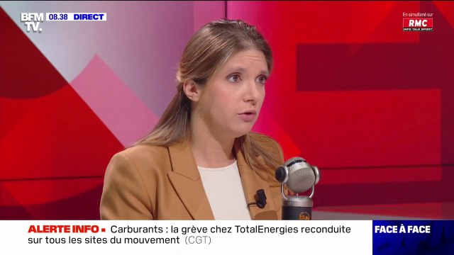 Carburants: Si les blocages ne sont pas levés, les réquisitions pourraient avoir lieu , annonce Aurore Bergé
