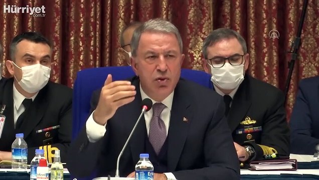 Milli Savunma Bakanı Hulusi Akar açıklamalarda bulundu