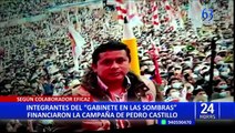Pedro Castillo habría recibido S/ 2 millones de ‘Gabinete en la sombra’ para su campaña, según colaborador eficaz