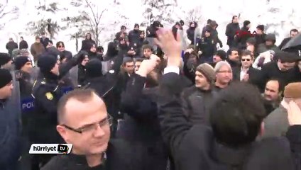 AYM önünde dershane gerginliği