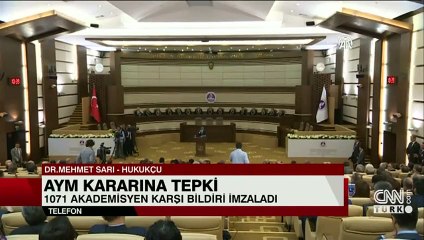 Mehmet Sarı: AYM'nin kararını kabul etmiyorum
