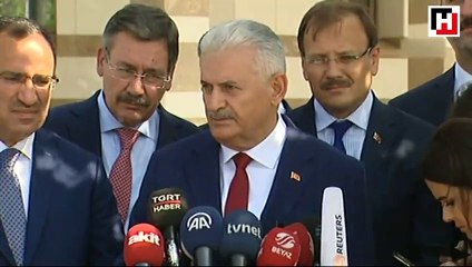 Başbakan Yıldırım'dan cenazedeki saldırıyla ilgili ilk açıklama