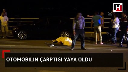 Otomobilin çarptığı yaya öldü