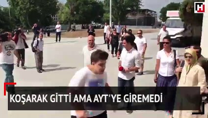 Koşarak gitti ama AYT’ye giremedi