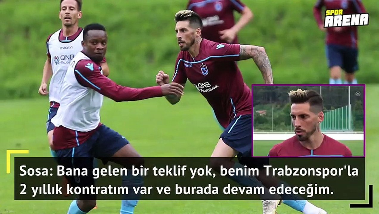 Sosa: Trabzonspor'da devam edeceğim