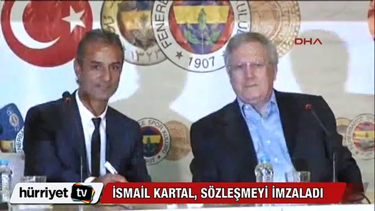 İsmail Kartal, resmen Fenerbahçe teknik direktörü oldu