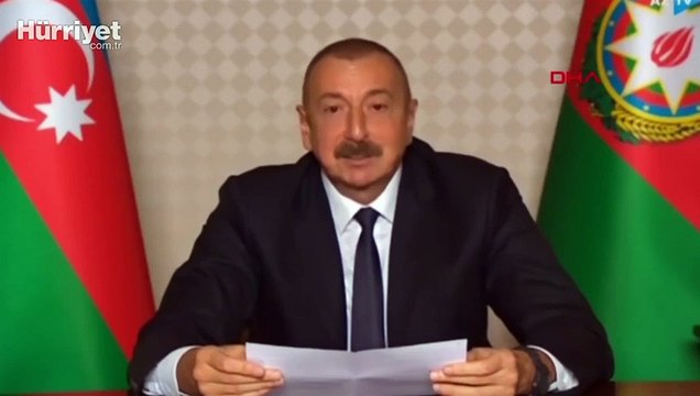 Azerbaycan Cumhurbaşkanı İlham Aliyev, Azerbaycan halkına seslendi