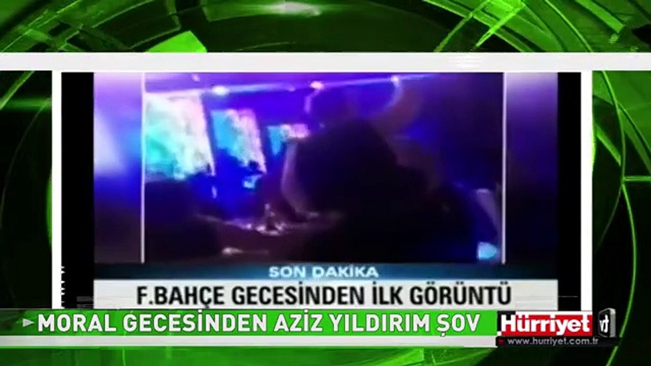 MORAL GECESİNDE AZİZ YILDIRIM ŞOV