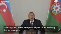 Aliyev, ulusa sesleniş konuşması yaptı
