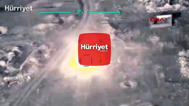 Azerbaycan ordusu Ermeni mevzilerini böyle vurdu