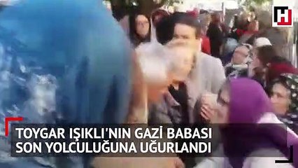 Toygar Işıklı'nın gazi babası toprağa verildi