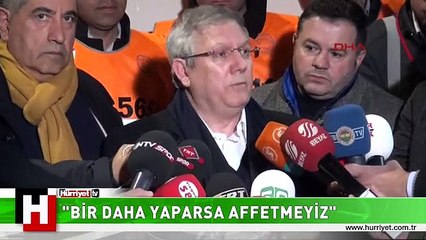 YILDIRIM'DAN SERT SÖZLER "BİR DAHA YAPARSA AFFETMEYİZ"