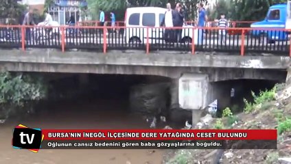 Oğlunun cesedini teşhis eden babanın zor anları