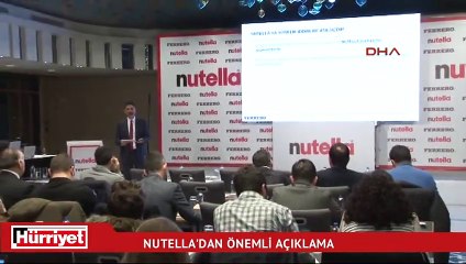 Nutella’dan palm yağı tartışmasıyla ilgili önemli açıklama