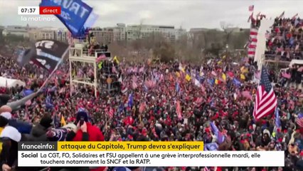 L'ex-président américain Donald Trump va être cité à comparaître par la commission sur l'assaut du Capitole: "Il doit rendre des comptes" - VIDEO