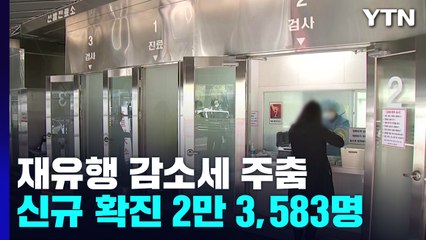 신규 확진 2만 3,583명...재유행 감소세 주춤 / YTN