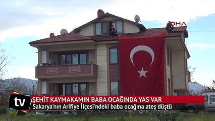 Şehit kaymakamın baba ocağında yas var