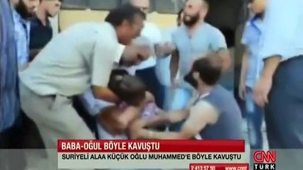 SURİYELİ BABA OĞUL BÖYLE KAVUŞTU